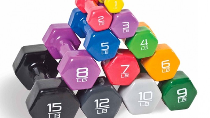 CAP Vinyl-Coated Dumbbells Starting At Just 85¢ @ Walmart