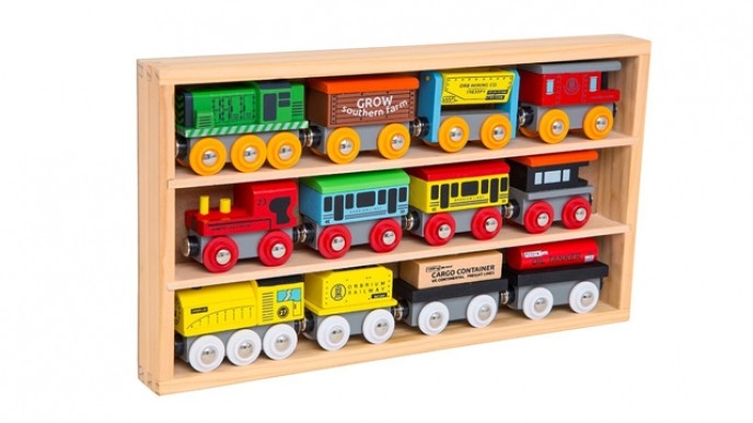 Wooden Train Set JUST $19.99 @ Amazon