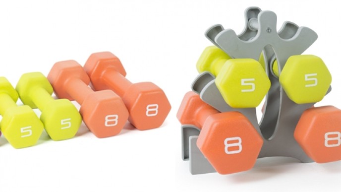 6-Piece Dumbbell Set With Rack Only $29.99 @ Amazon