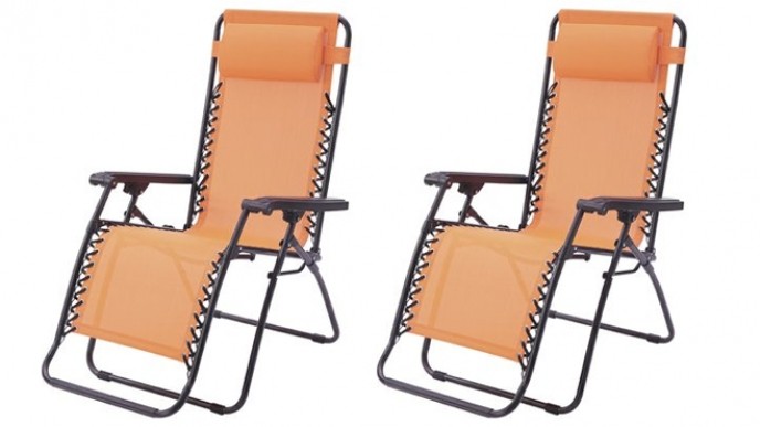 Two Zero Gravity Chairs $80 Shipped @ Newegg