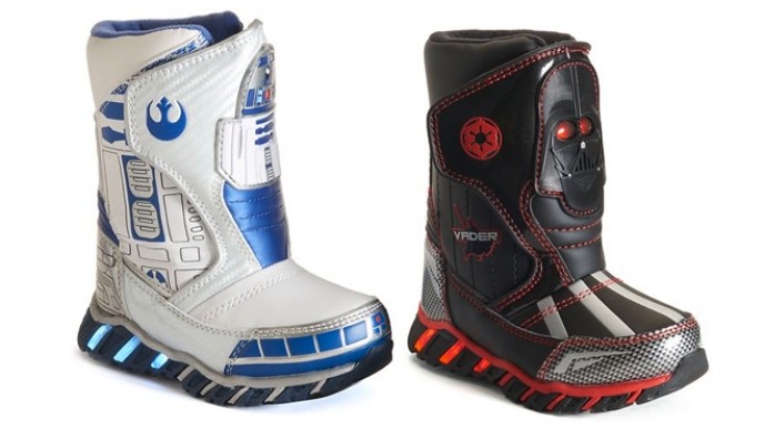 Star Wars Kids Light-Up Boots 2 For $22 @ Kohls