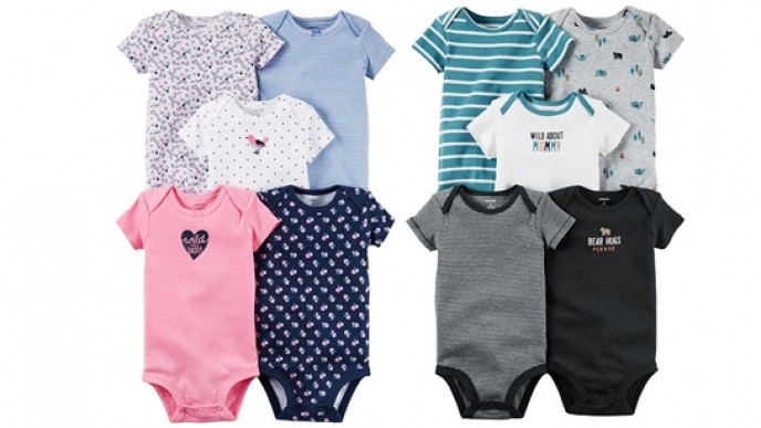 Carter’s 5 Pack Bodysuits Only $1.54 Per Bodysuit @ Kohl’s
