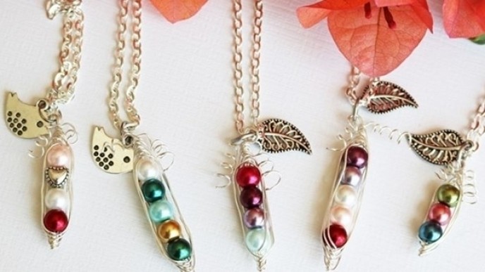 'Peas in a Pod' Birthstone Necklace Just $10.98 Shipped @ Jane