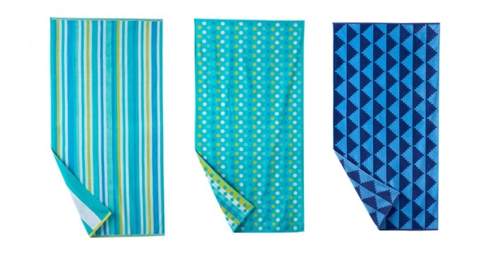 The Big One Beach Towels 4 for $19 @ Kohls