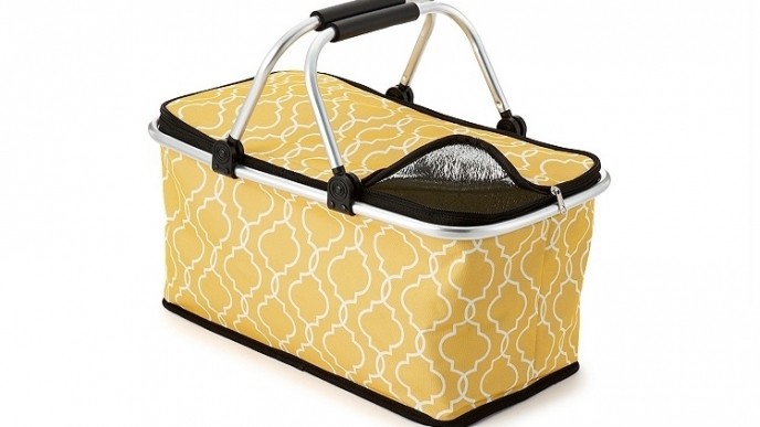LivingQuarters Botanical Collection Insulated Picnic Tote Just $10 @ Bon Ton