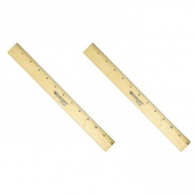Westcott 12" Wood Ruler $0.25 @ Staples