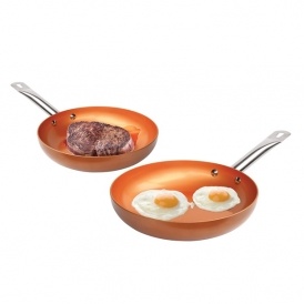 Nonstick Copper Frying Pan $15