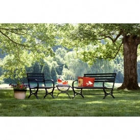 Steel Patio Bench @ Lowes