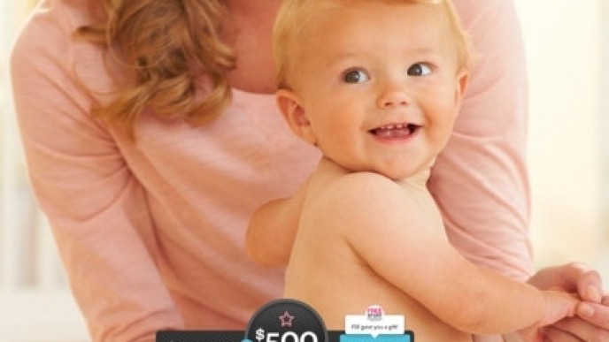 Win a FREE $250-$500 Babies R Us Gift Card @ Quikly
