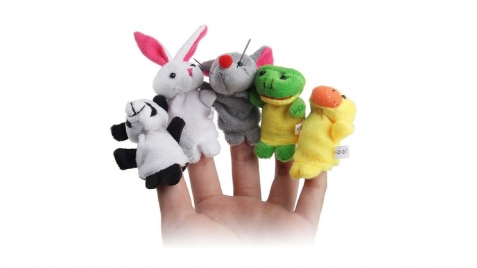 16-Piece Story Time Finger Puppets $1.90