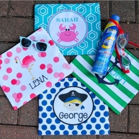 Kid's Personalized Pool Bags $9.99 @ Jane