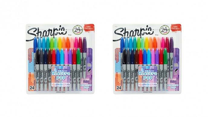 24 Count Sharpie Permanent Markers $8 @ Office Depot