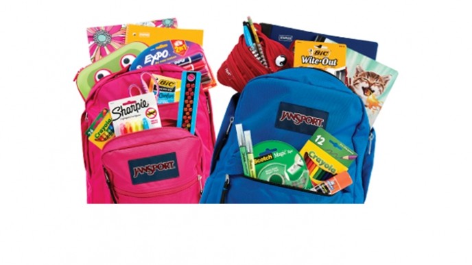 25% Off School Supplies w/ Backpack Purchase @ Staples