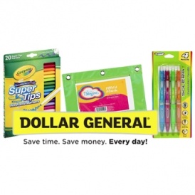 School Supplies from 25¢ and $5 Off $20