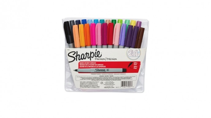 24 Sharpie Colored Permanent Markers $10 @ Amazon
