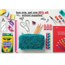 Buy 1 Get 1 50% Off School Supplies