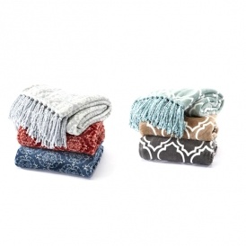 Plush Throw Blankets $16
