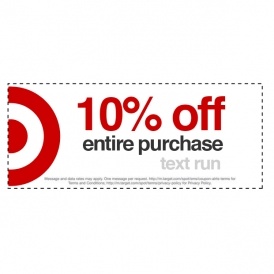 Rare 10% Off Coupon @ Target