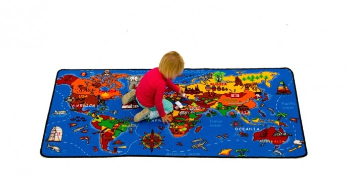 Where in the World Learning Carpets $34 @ Amazon