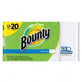12 Bounty Mega Rolls $14.99 @ Staples