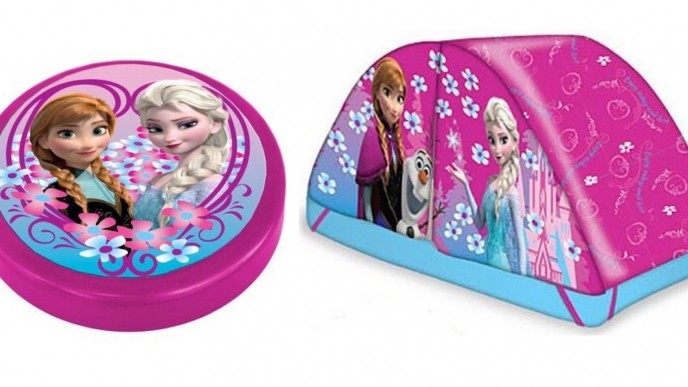 Frozen Bed Tent w/ Pushlight $17 @ Walmart