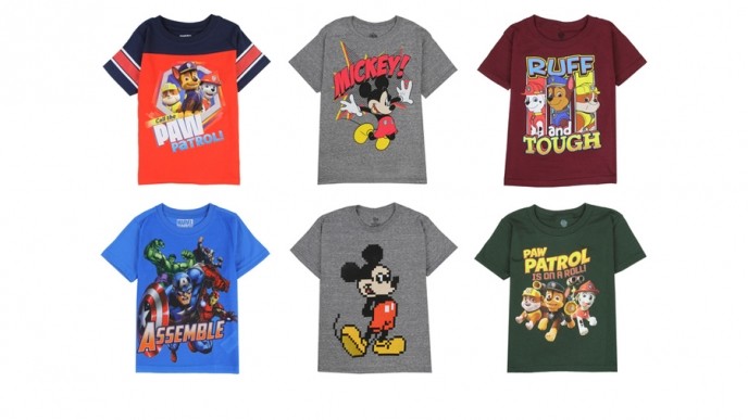 Kid’s Character Shirts From Just $4 @ Hollar