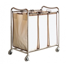 3-Bag Laundry Sorter Cart $4