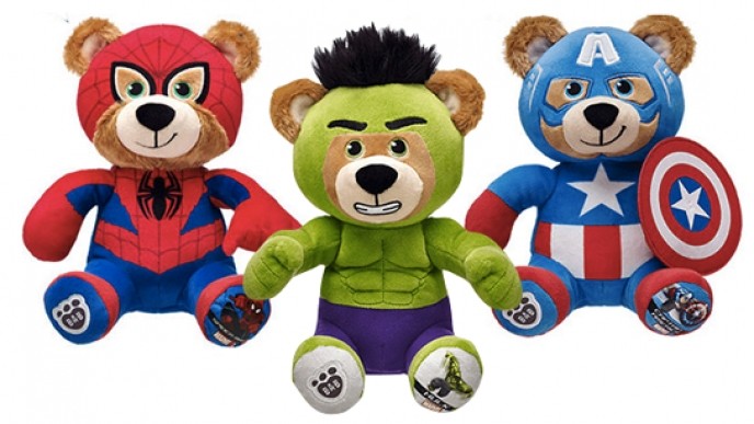 Marvel Mini Plush Bears $10 Shipped @ Build-A-Bear