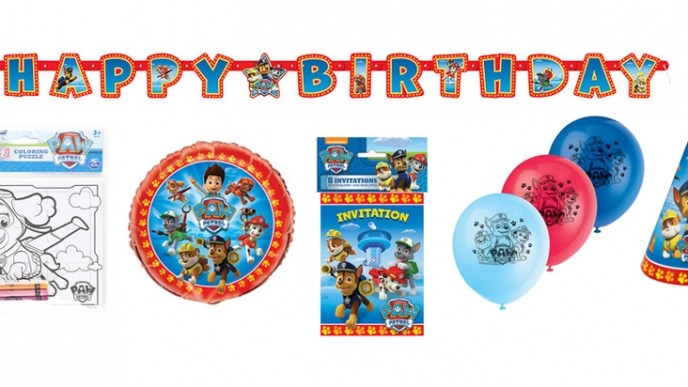 PAW Patrol Party Supplies from $1 @ Hollar