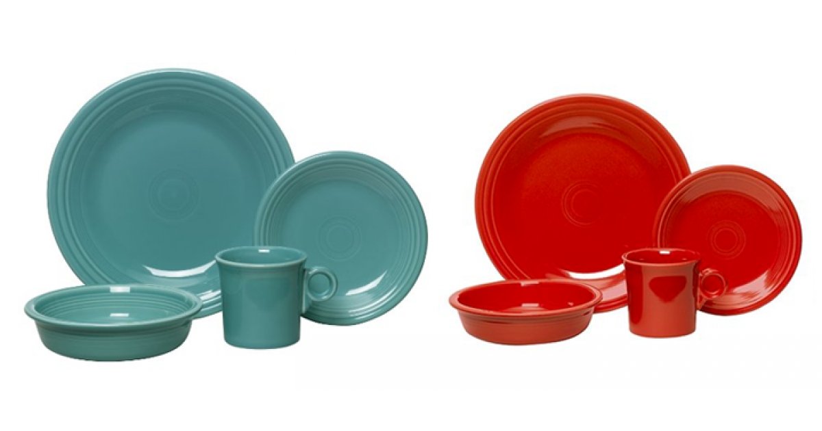 Fiesta Dinnerware Sets Just 11 Kohl's