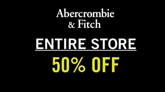 Black Friday: 50% Off The Entire Store @ Abercrombie