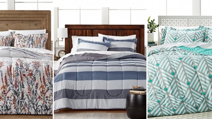 Doorbuster: 3-Piece Comforter Sets $18 @ Macys