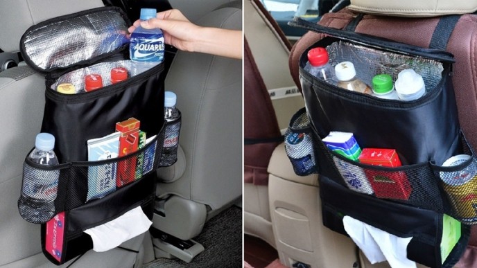 Car Seat Back Organizer with Built-In Cooler $9 @ Amazon