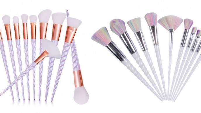 Professional Unicorn Makeup Brush Sets $5 @ Wish
