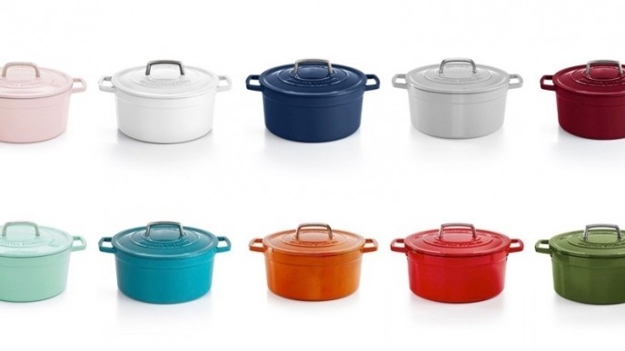 Martha Stewart Collection 6-Quart Round Casserole $40 @ Macy's