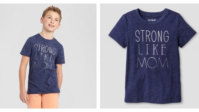 Cat & Jack Strong Like Mom Tees $6 @ Target