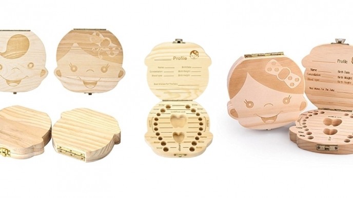 Baby Tooth Keepsake Box for Boy or Girl Under $10 @ Amazon