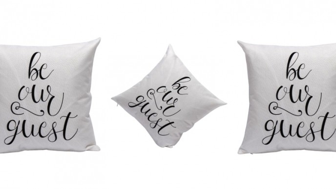 Be Our Guest Pillow Case $4 Shipped @ Amazon