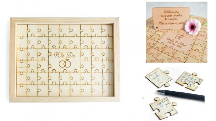 Wedding Puzzle Guest Book $29.99 @ Amazon