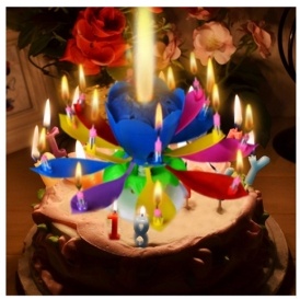 Rotating Musical Candle $2 @ AliExpress