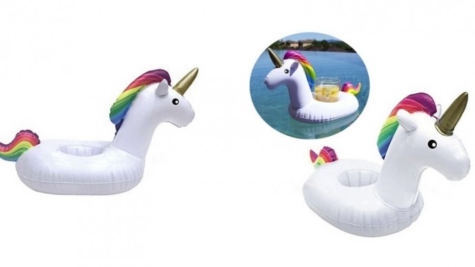 Inflatable Unicorn Cup Holder $2 @ eBay