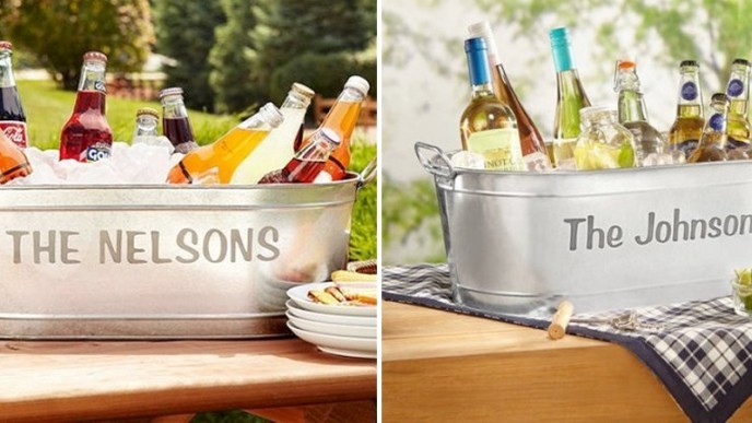 Personalized Galvanized Beverage Tub $20 (Reg. $27) @ Walmart