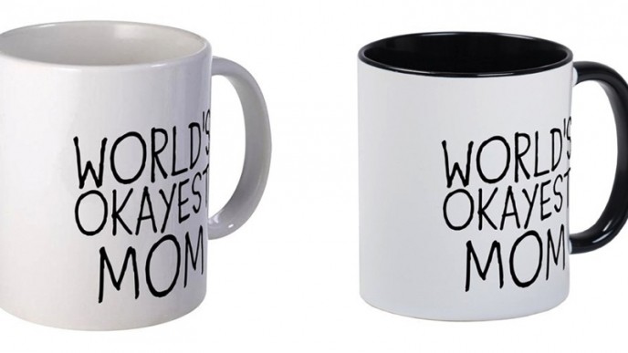 World's Okayest Mom Mugs $8 @ Cafe Press