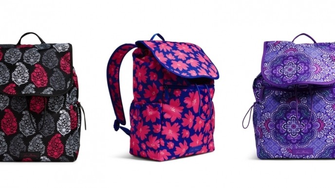 Vera Bradley Lighten Up Drawstring Backpack Bag $35 (reg. $108) @ Vera Bradley Official eBay
