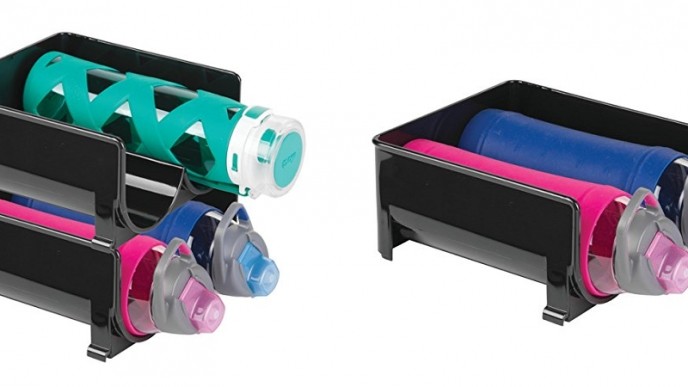 Stackable Water Bottle Storage Racks $8 @ Amazon