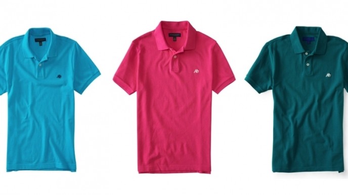 Aeropostale Men's a97 Pique Polo Shirts $10 (reg. $27) Shipped @ Aeropostale eBay