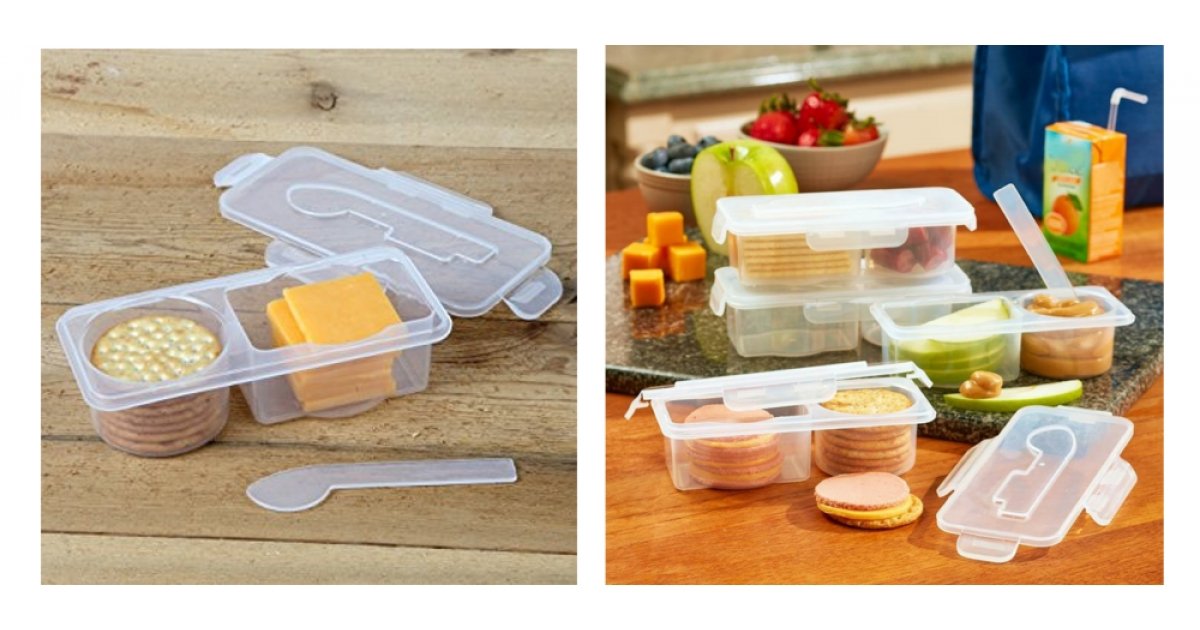 Set Of 4 Cracker And Cheese Spread Containers 11.99 Amazon