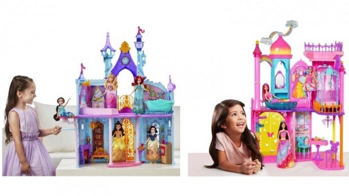 Disney Princess Royal Dreams Castle or Barbie Rainbow Cove Princess Castle Just $40 Shipped @ Walmart