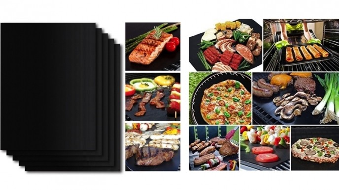 Set of 5 Shine Hai Non-Stick Grill & Baking Mats Just $5.50 w/ Code @ Amazon