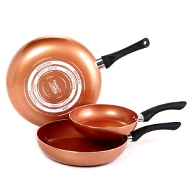 3pk Copper Skillets $20 @ Boscov's